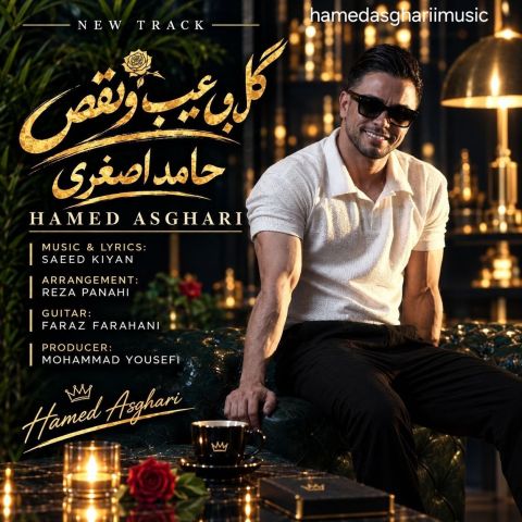 آهنگ جدید حامد اصغری به نام گل بی عیب و نقص
